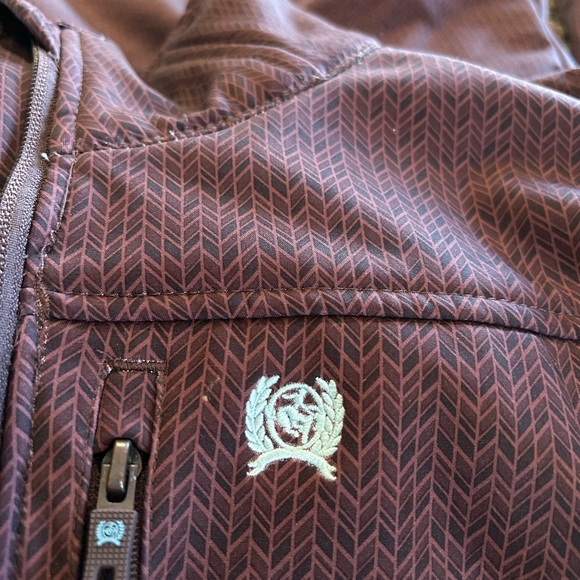 Cinch Women's Burgundy/Brown Bonded Conceal Carry Jacket, Size XL - Picture 6 of 10